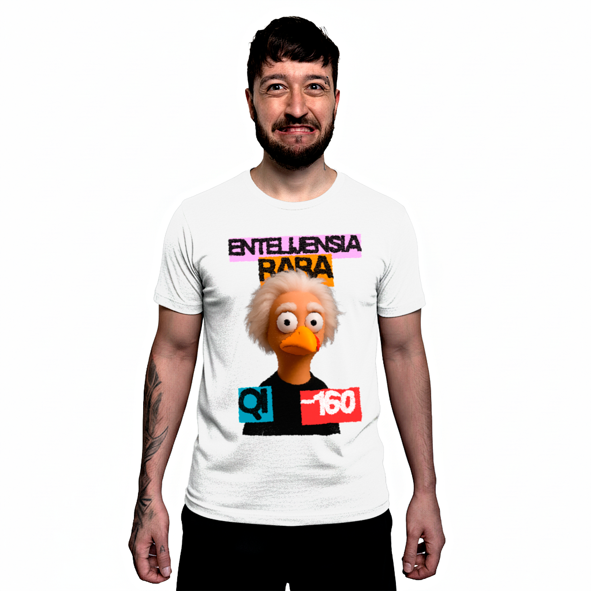 Camiseta "Entelijensia Rara"