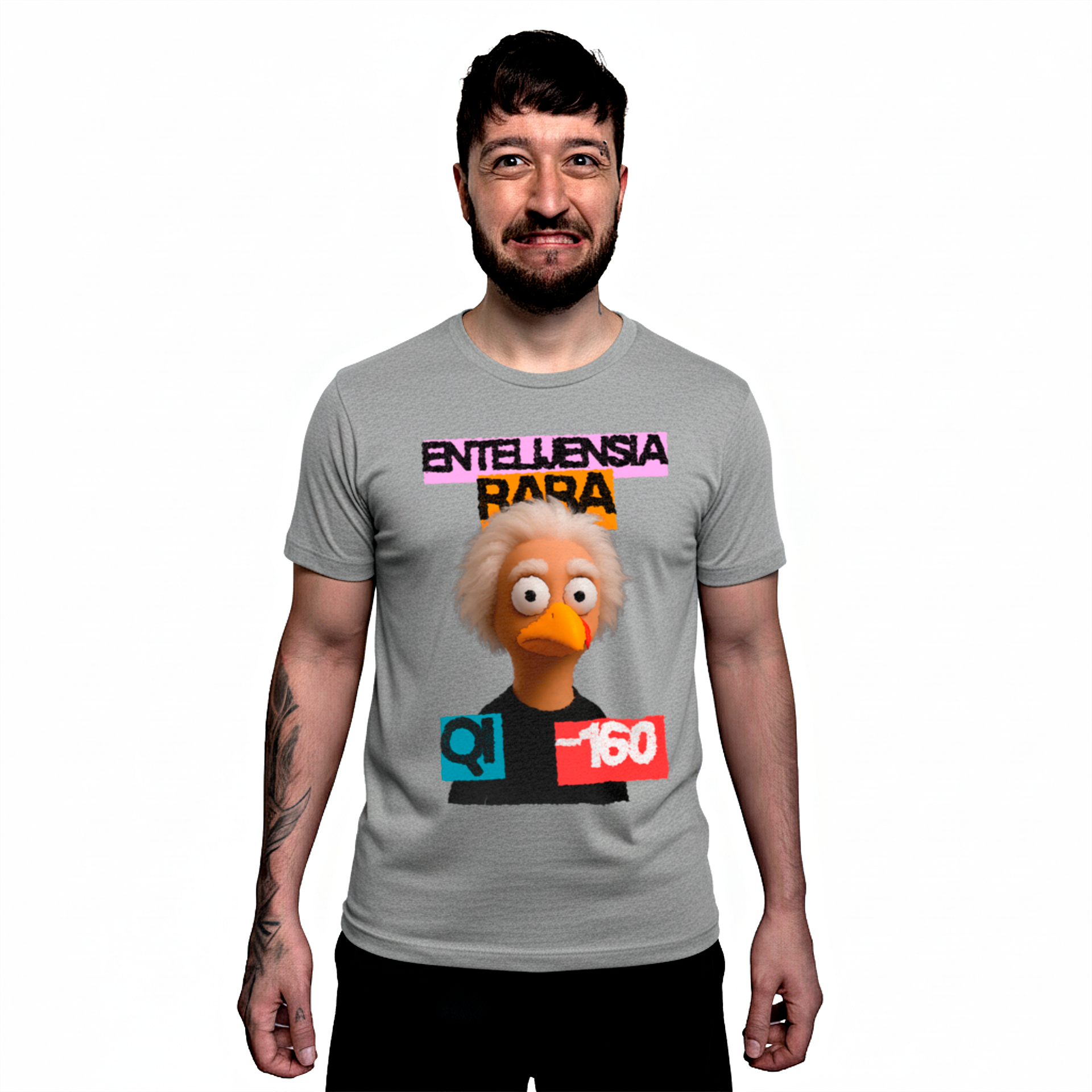 Camiseta "Entelijensia Rara"